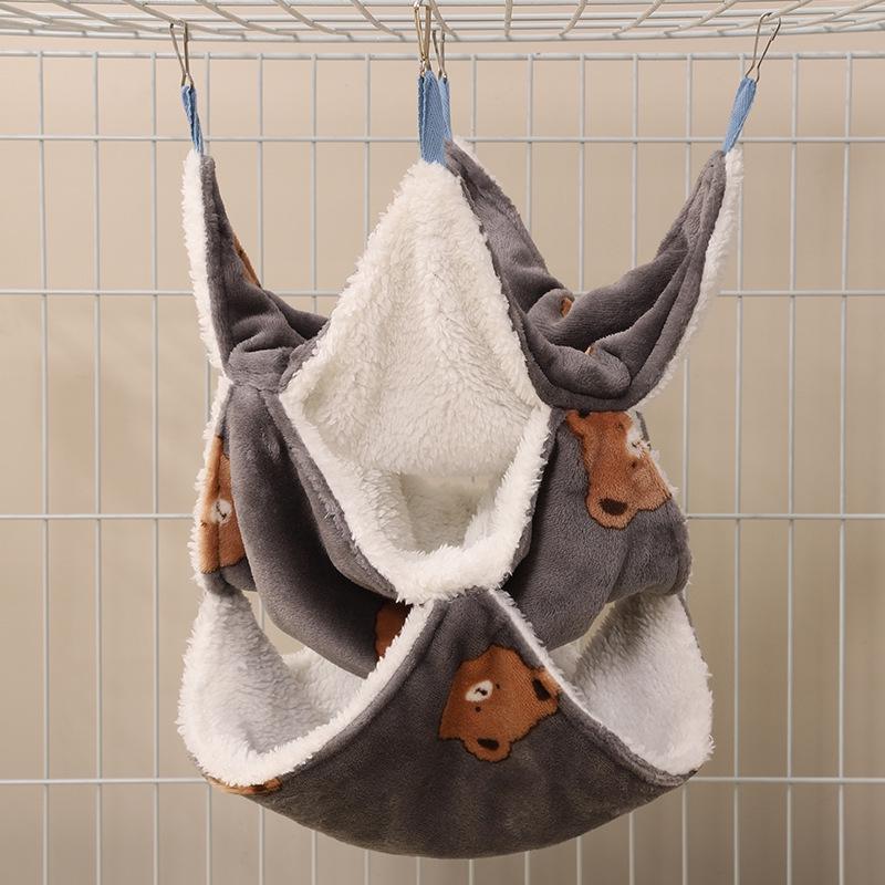 Small Pet Hammock: Cozy Autumn/Winter Sleep Sack for Sugar Gliders, Hamsters, and Squirrels