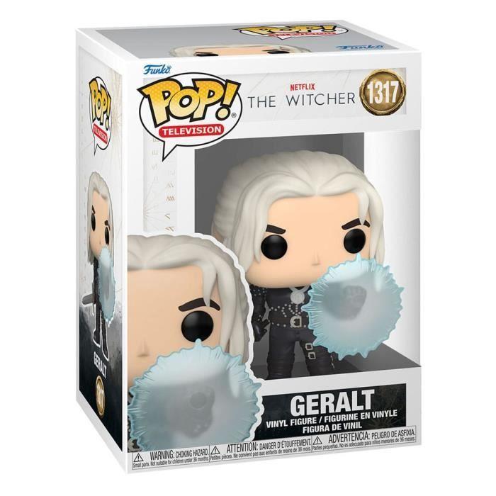 The witcher pop! tv vinyl figurine geralt (shield) 9 cm funko 67424