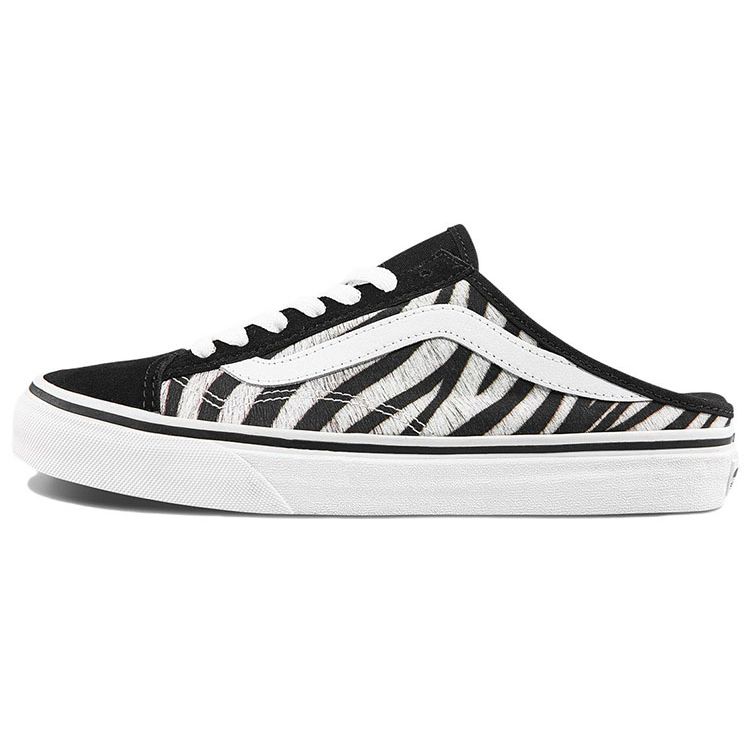 Vans Style 36 Series Fabric Leather Casual Zebra Print Low Top Skate Shoes Women sneaker Black White VN0A7Q5YZBR