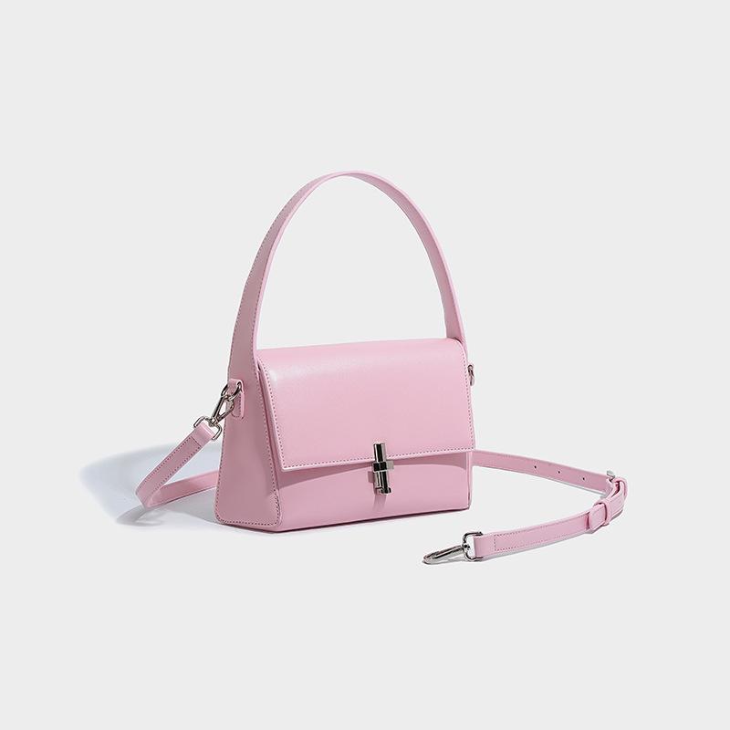 

Модная универсальная маленькая квадратная сумка, нишевый дизайн, высококачественная женская сумка 2024 года, новая сумка-мессенджер через плечо розовый