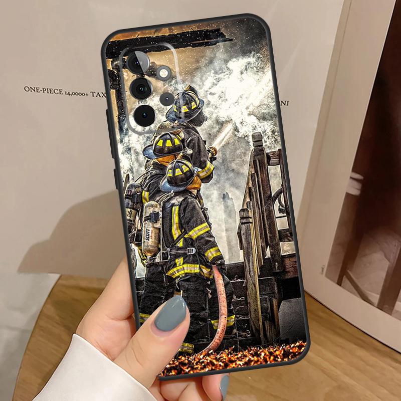

Cool Firefighter Heroes Fireman Case For Samsung Galaxy A34 A54 A17 A35 A55 A06 A16 A26 A36 A56 A53 A32 A52 A33 A13 A14 A15 Samsung A06