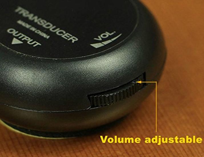 Luvay Piezo-Tonabnehmer Kontaktmikrofon Wandler für Gitarre, Ukulele, Violine, Mandoline, Banjo und Cello. Wiederverwendbarer Klebstoff für einfache Installation. Nein