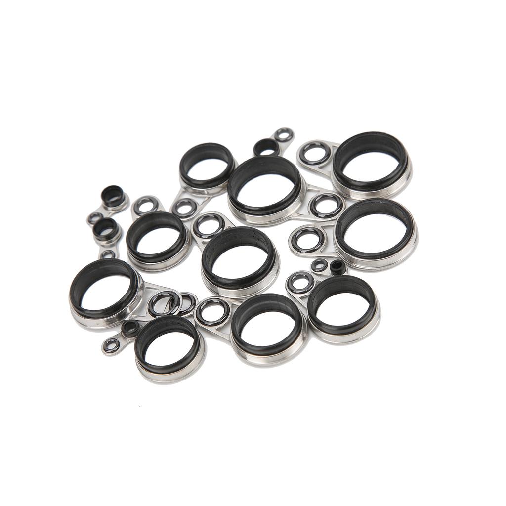 Zestaw 45 w 1 Uniwersalny Sprzęt do Wędkarstwa Spinningowego Przelotki Wędkarskie Krążki do Żyłki Szczytówki