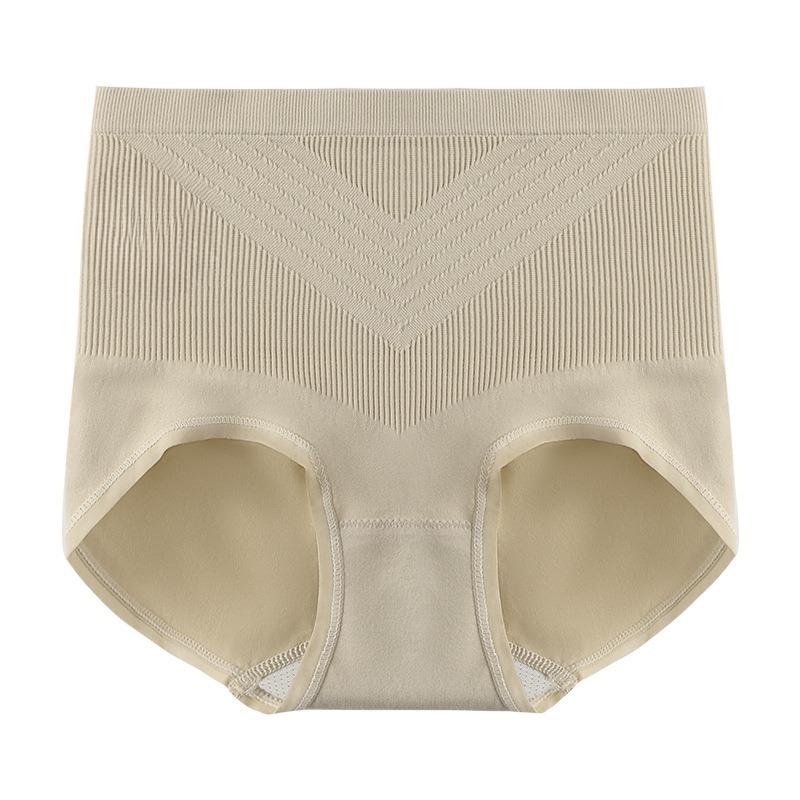 Slip a triangolo da donna estivi tinta unita 7A in seta di gelso antibatterici a vita alta per comfort addominale a contatto con la pelle
