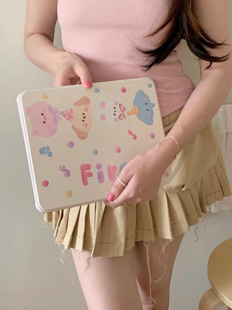 Rotating Cartoon Animal Hat iPad Case for iPad Mini 6 & iPad Pro