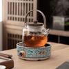 Chaxun Enamel Glass Health Kettle with Electric Base
