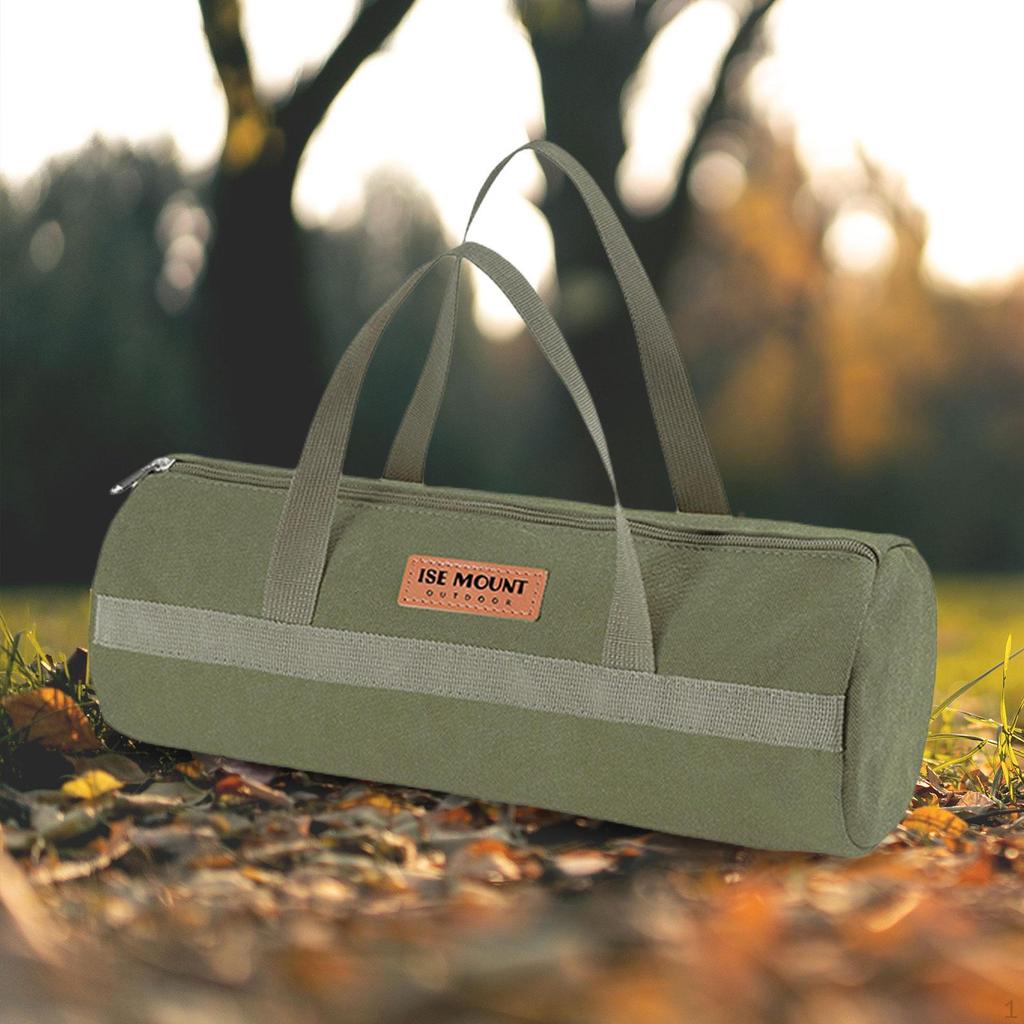 Tent Stakes Storage Bag Camping Peg Holder Multi Tools Portable for Fishing