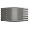 VidaXL Raised Garden Bed Flower Pot Planter Box Raised Bed Patio Terrace Outdoor Galvanized Steel 512x80x36 318939