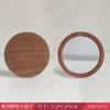 Wooden Handheld Mirror Portable Mini High-Definition Compact, Minimalist Cultural Gift for Women