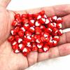 50pcs 8x4mm Love Acrylic Bead Loose Spacer Beads For Jewelry Making DIY Bracelet Accessories