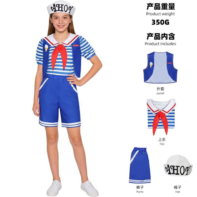 Halloween ice cream clerk eleven cosplay stage costumes cosplay cannibal flower weird