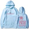 2025 Trending Men's & Women's Coconut Tree Pink Hoodie