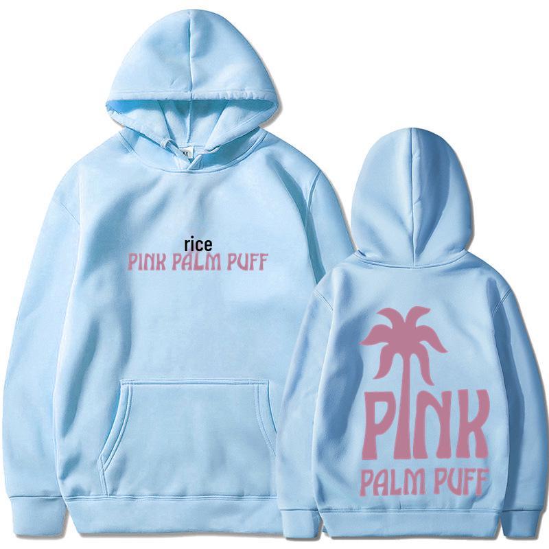 2025 Trending Men's & Women's Coconut Tree Pink Hoodie