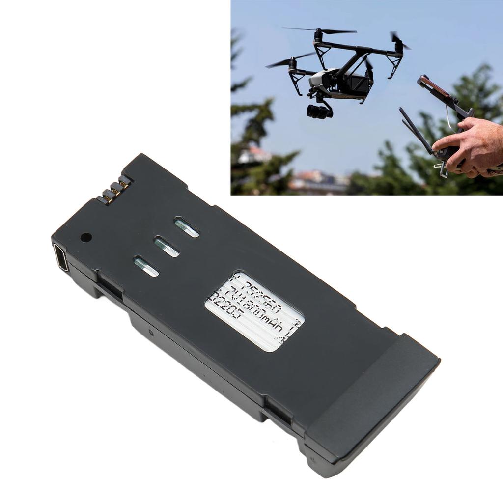 RC Drone Battery, 3.7V 1800Mah Drone Li Ion Battery Replacement Quadcopter Spare Parts for   E58 L800 JY019 S168 X Pro