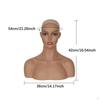 Testa di Manichino Realistica Busto di Manichino Espositore Professionale con Cuffia per Parrucca
