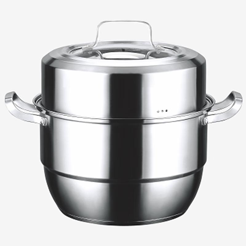 Набор немецких двухъярусных кастрюль-пароварок Kambach 26 см