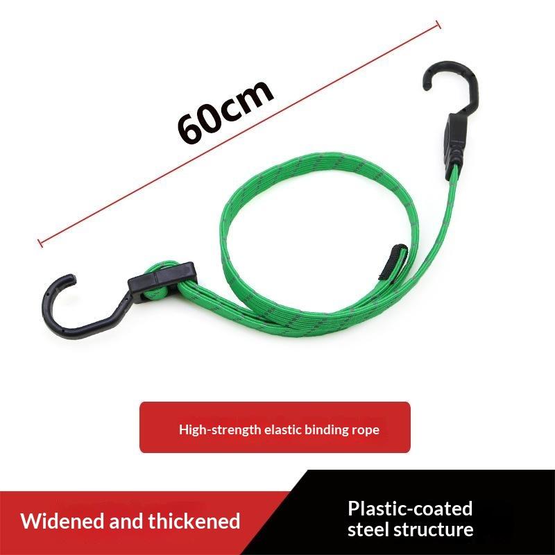 Heavy Duty Elastic Tie Down Straps Widening Flat Stretch Cord for Car Luggage Camping Cargo Securing Use