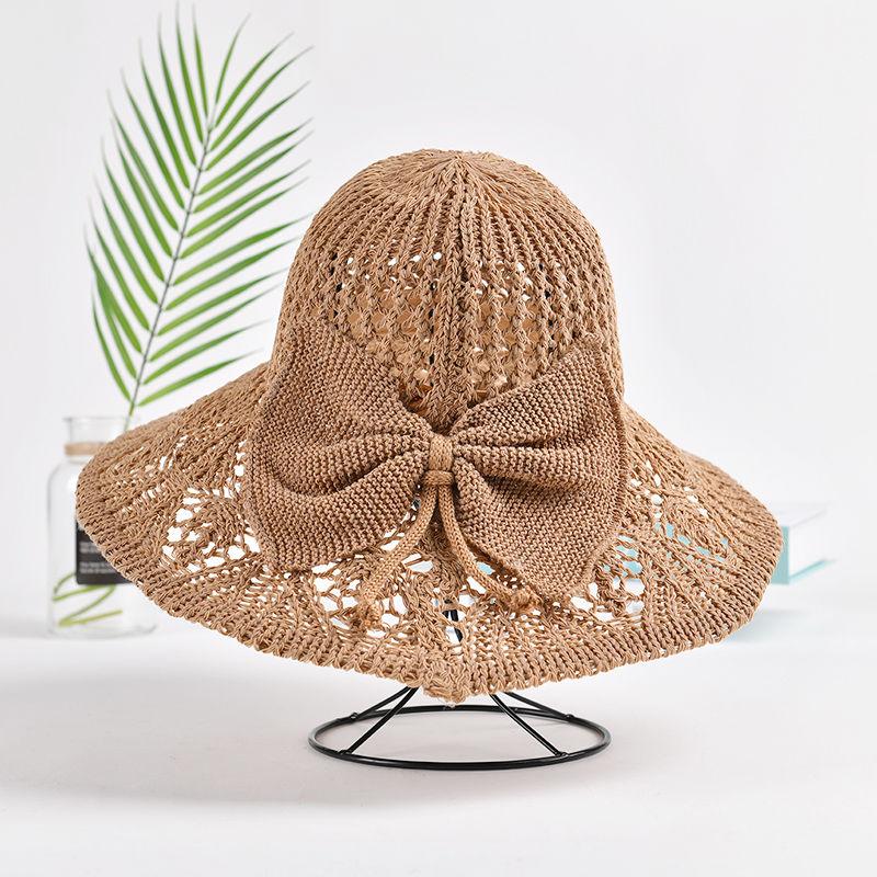 Breathable Sun Protection Fisherman Hat for Women Summer Sun Protection Beach UV Protection Foldable Cool Hat