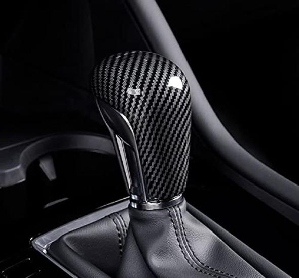 Shift Knob Cover for Mazda Interior Custom Protector Prevents Nail ABS Easy 1 Compatible with the 2020 New Mazda CX30 Cover/Grip CX-30, Parts,