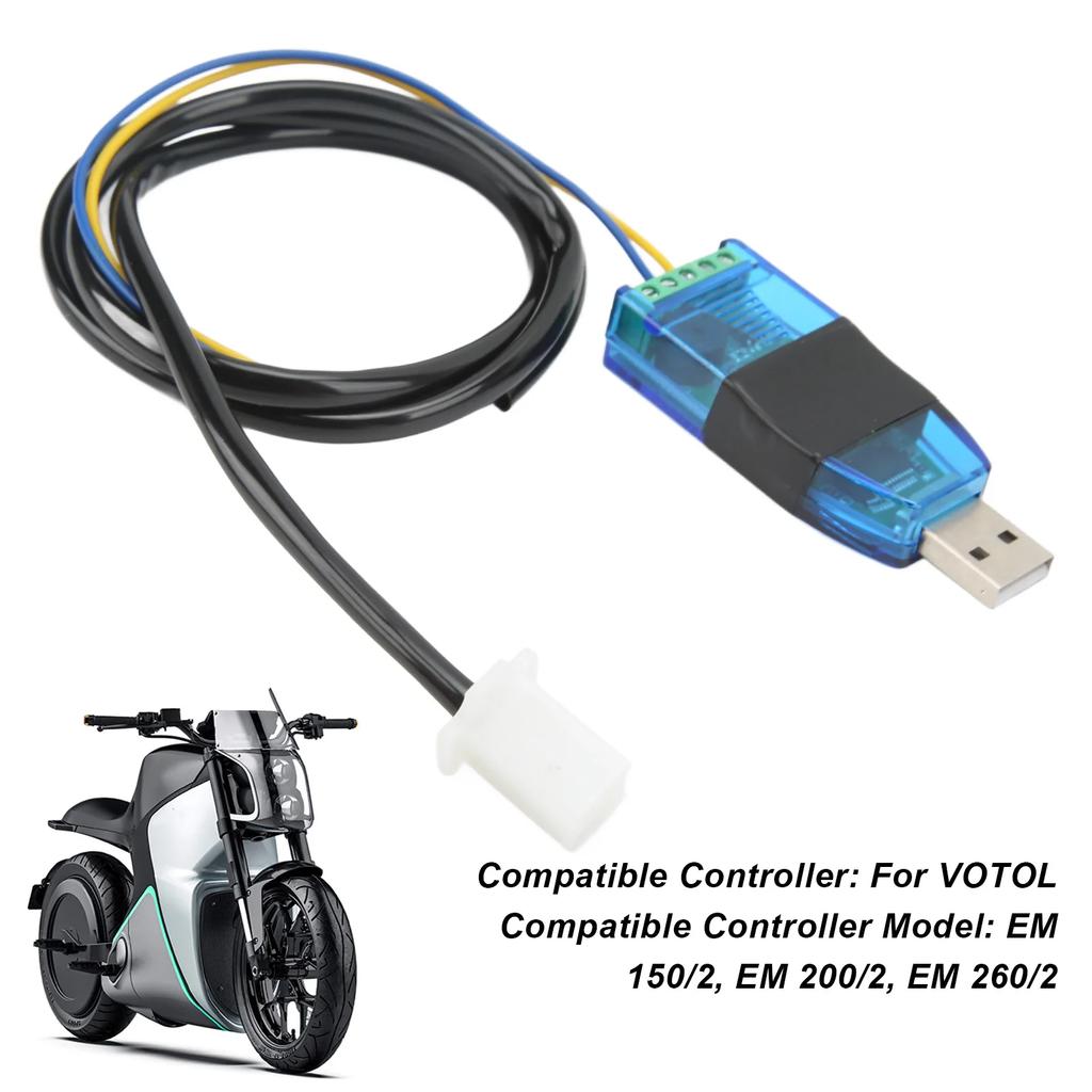 Electric Bike Program Cable Electric Bike Programmable USB Data Cable Baud Rate 115200 for VOTOL Controller EM 150/2 200/2 260/2