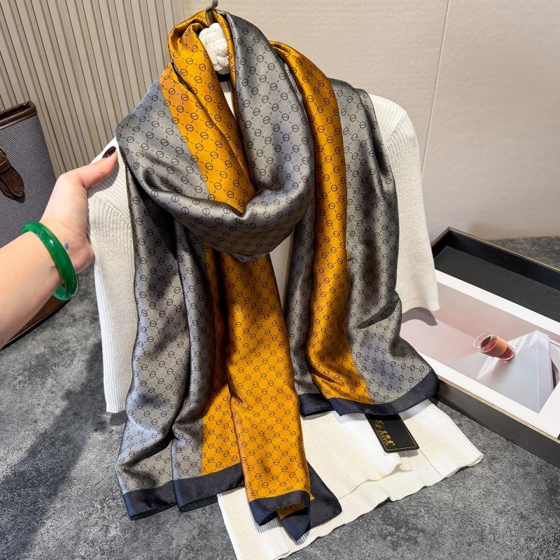 Scarf for Women In Spring, Autumn and Summer New High-end Long Scarf Versatile Shawl Sun Protection Neck Protection Fashionable Scarf