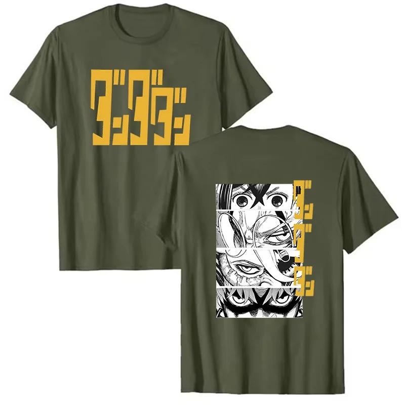 Camiseta de Algodón Dandadan Okarun Unisex Mujer Transpirable Clásica Camiseta Universitaria Años 2000 Ropa Coreana Estética Hip Hop