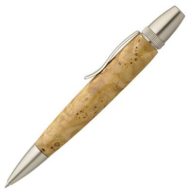 Handmade Ballpoint Natural Wood Patriot Wood Chestnut Black SP 15206 F-STYLE Pen, Pen, Burl, Ink,