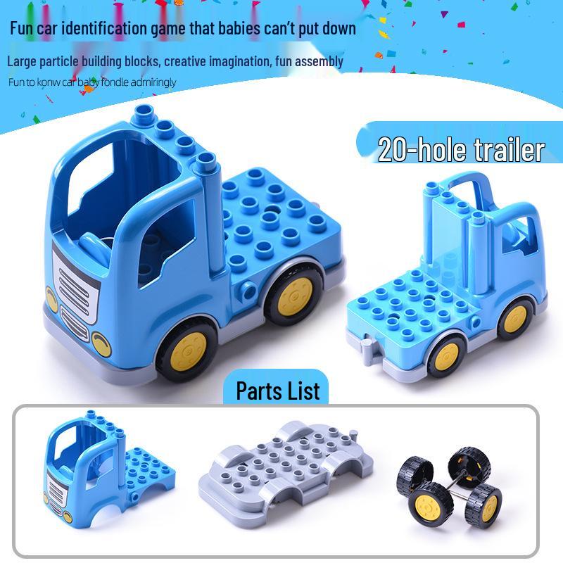 Gergely Large Particle Car & Airplane Model Interlocking Building Blocks Accessories