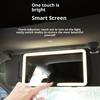Auto Sun Visors Mounted Vanity Mirror With Distortion Free Reflection And ABS Construction For On The Go Touch Ups