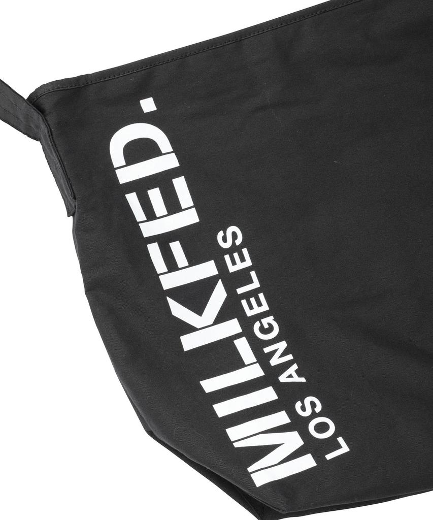 Milkfed STENCIL LOGO SHOULDER BLACK BAG, Women's,