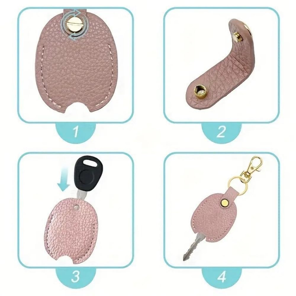 Leather Key Protector for Broken Keys, Key Cover Cap, Made