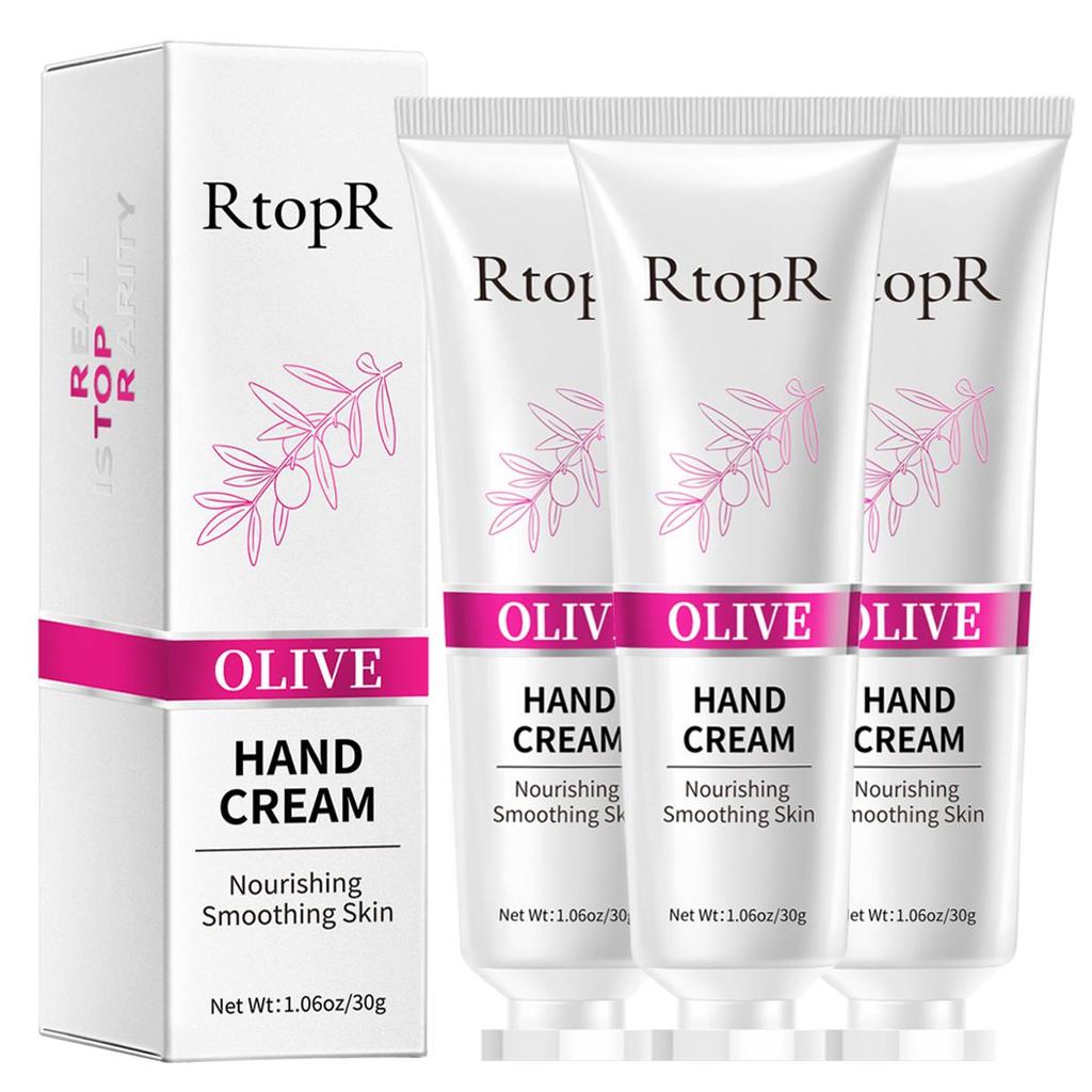 RtopR Olive Hand Cream Moisturizing Nourishes Hand Skin Anti-Drying And Cracking Hand Care