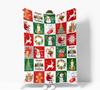 Christmas Blanket, Winter Snowflake Holiday Xmas Throw Blanket, Christmas Santa Claus Blankets Snowflake Xmas Throw Blankets