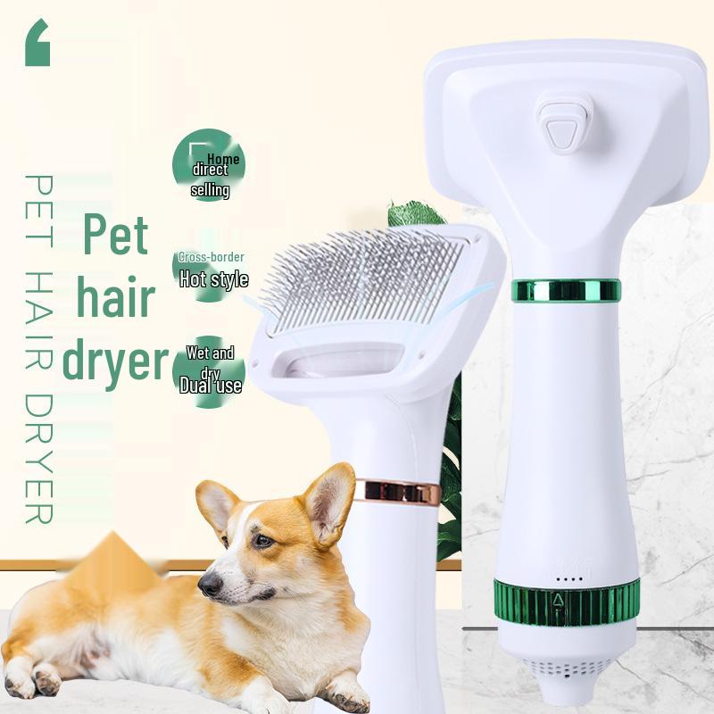 Silent Portable Mini Pet Hair Comb for Drying
