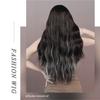 Women's Simulation Wig 70cm Hair Black Wig Long Curly Wig Full Headgear Rose Hair Net Headdress Beauty Decoration Wig