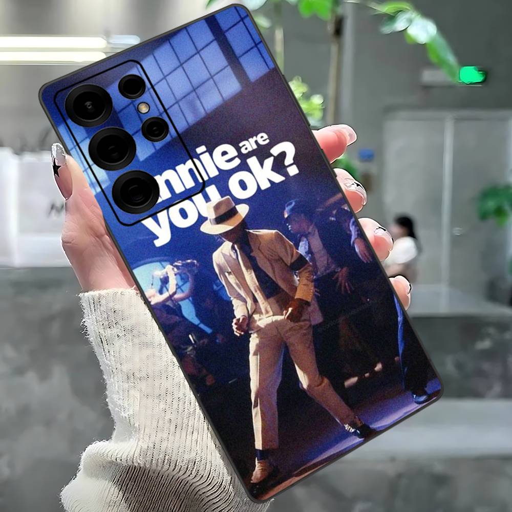 Pop Singer Michael Jackson Phone Case For Samsung S 24 Fe 25 Ultra Plus 20 Lite 21 30 22 23 24 22 Ultra 5G Fundas