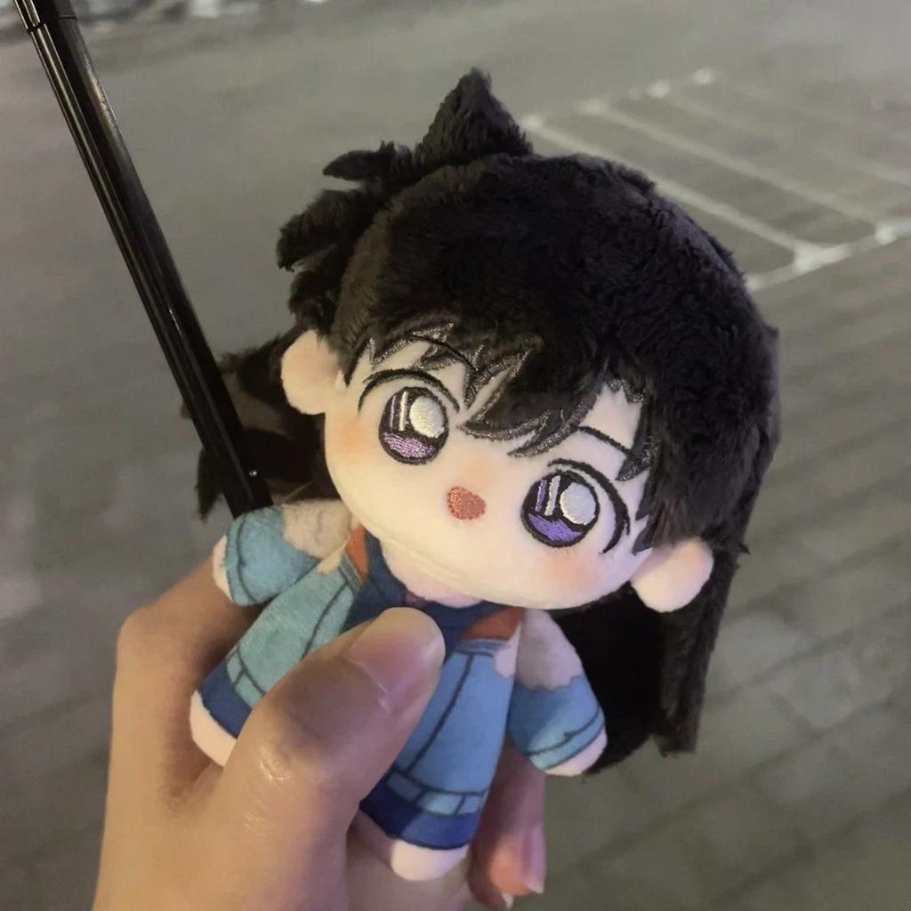10cm Anime Detective Conan Creative Plush Doll Kudou Shinichi Cute Mini Cosplay Stuffed Toy Birthday Gift
