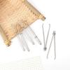 Metal Elastic Clip Waistband Needle Threader for Hand Sewing DIY