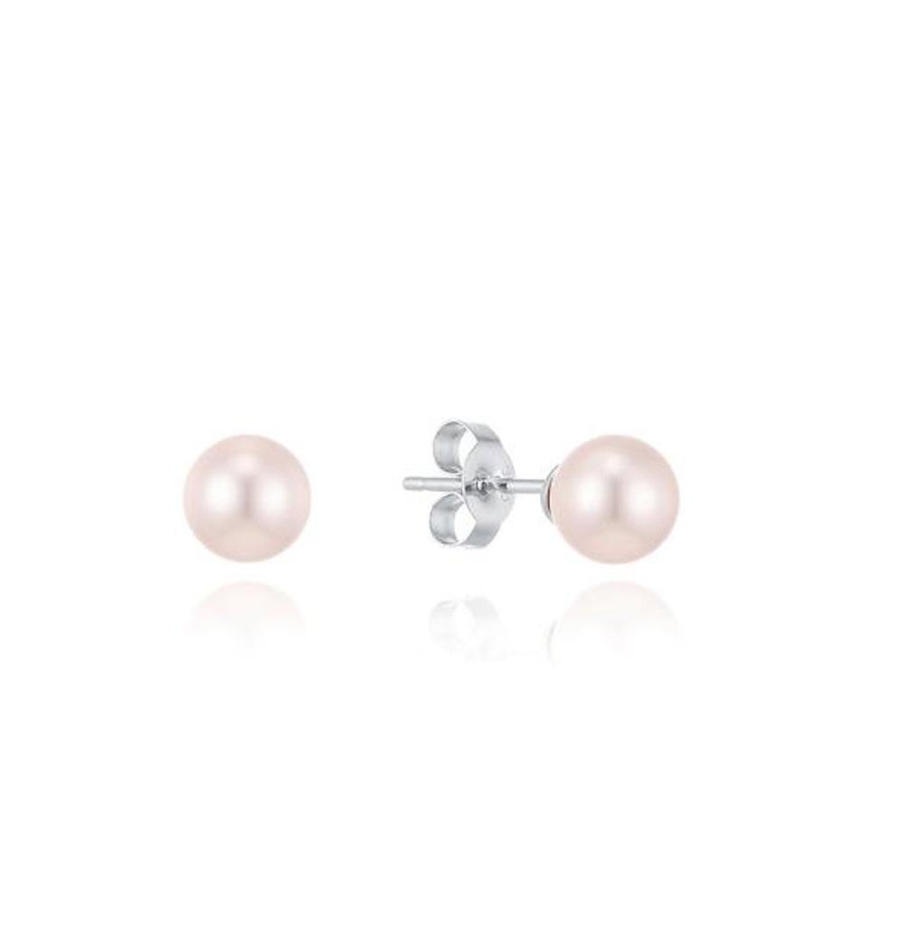 

LLOYD [Silver 925] Blossom Pink Pearl Earrings (6mm) LLES25242S white