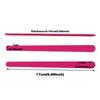 10Pcs Rose Red Washable Nail File Long Style Sand Double Sided Polishing Tools Professional Sandpaper Nail Carentry Salon