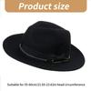 Chapéu Homburg de Lã Chapéu Exótico para Mulheres Homens Adereços para Fotos Western para Homens Mulheres Uso Unissex Chapelaria
