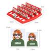 Guess Who I Am Puzzle Game Two Person Interactive Portable Tray Puzzle Board Game Suitable for Children