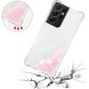 Kompatybilny z etui Galaxy S21 Ultra, Przezroczyste etui z brokatem, Płynny piasek, Wstrząsoodporne, Ochronne, Iskrzące, Silikonowe, Miękkie etui TPU dla Samsunga