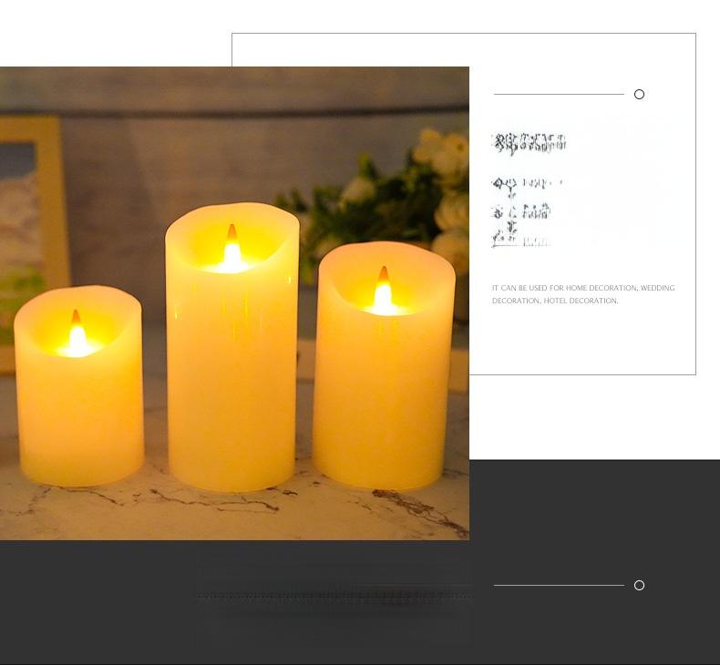 Dual Finish LED Candle Trio Mirrored Amber Glass Matte Ivory Flameless Pillars for Contrasting Light Play Paraffin LED Candle