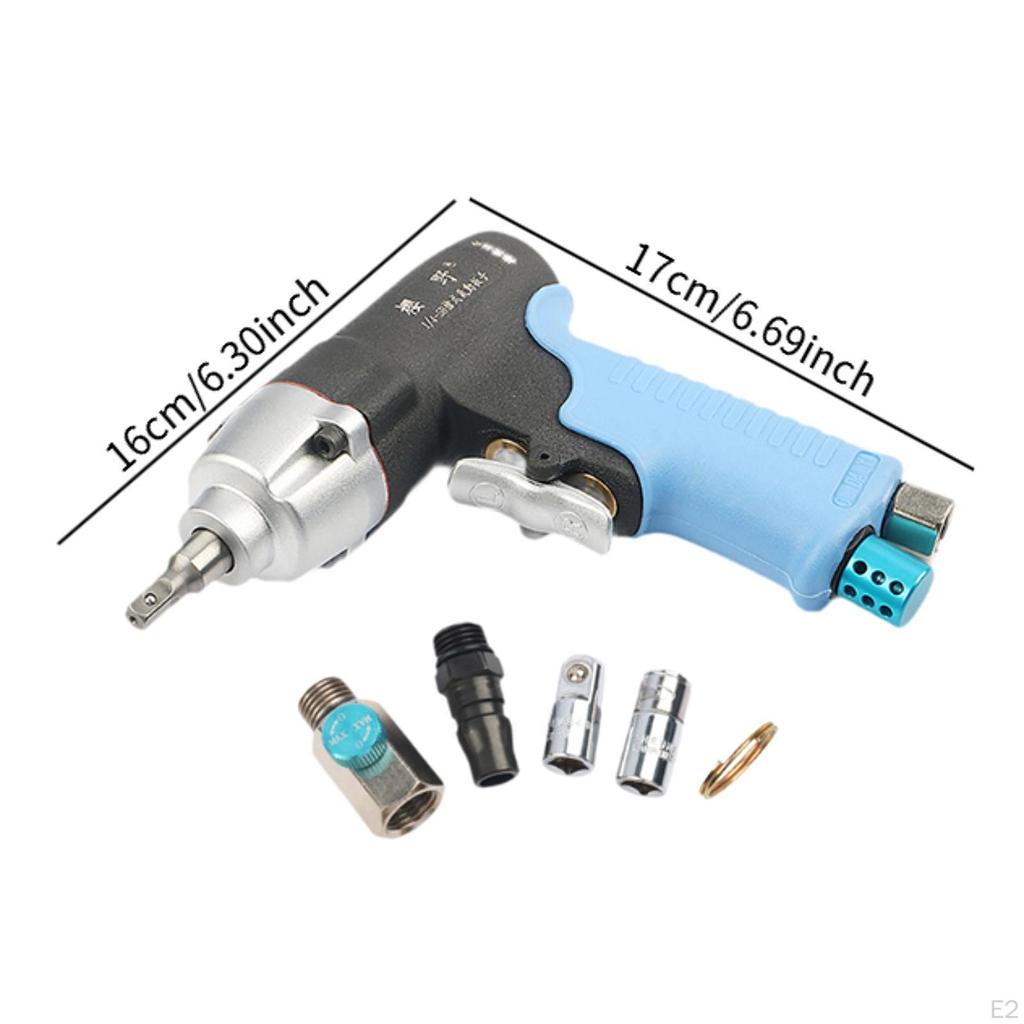 Mini cheie pneumatică cu impact unelte pneumatice 1/4" cu antrenare reversibilă cu ciocan dublu cheie profesională