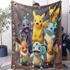 Heiße Anime Pokemon Aufdruck Decke Für Büro Zuhause Camp Nickerchen Freizeit Decken Geburtstagsgeschenke Multifunktionale Universelle Decke