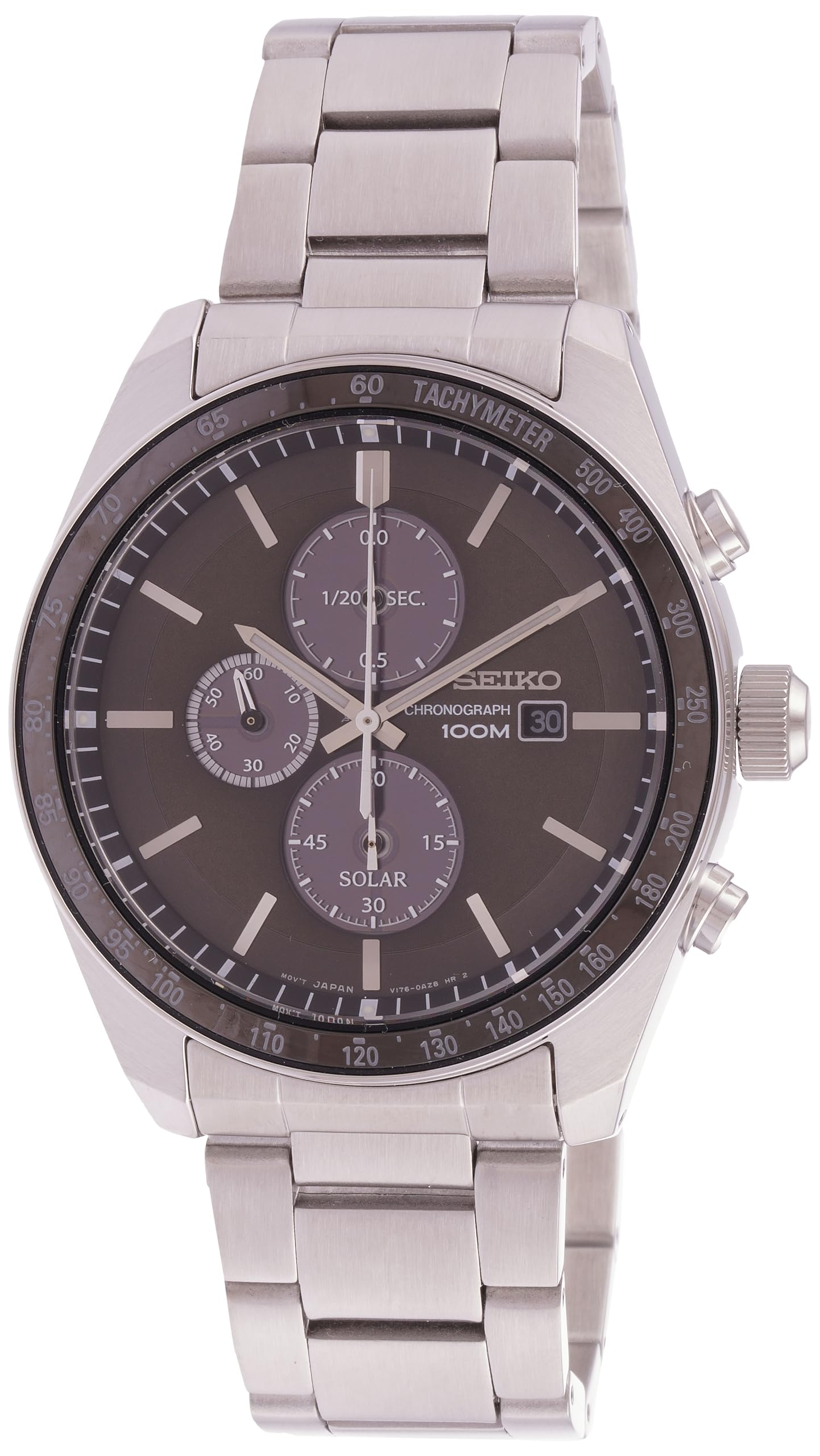 

[Seiko] SEIKO Watch Solar Chronograph Black SSC715P1 Men s