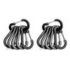 6/12pcs Carabiner Clip Aluminum Alloy Keychain Lock Buckle Snap D-Ring Outdoor Backpack Camping Multi Tool Fishing Hiking Hook