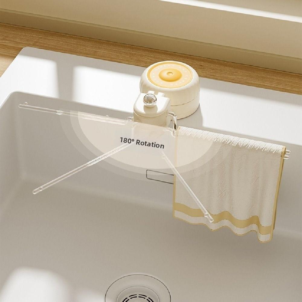 Rotatable Waste Hanging Net Bracket Creative Kitchen Garbage Filter  Household
