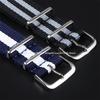 Ribbed Nylon Watch Strap 16/18mm 20mm 22mm for Omega Military Sport Watchband Braid Ballistic Fabric Band for Men Women Bracelet